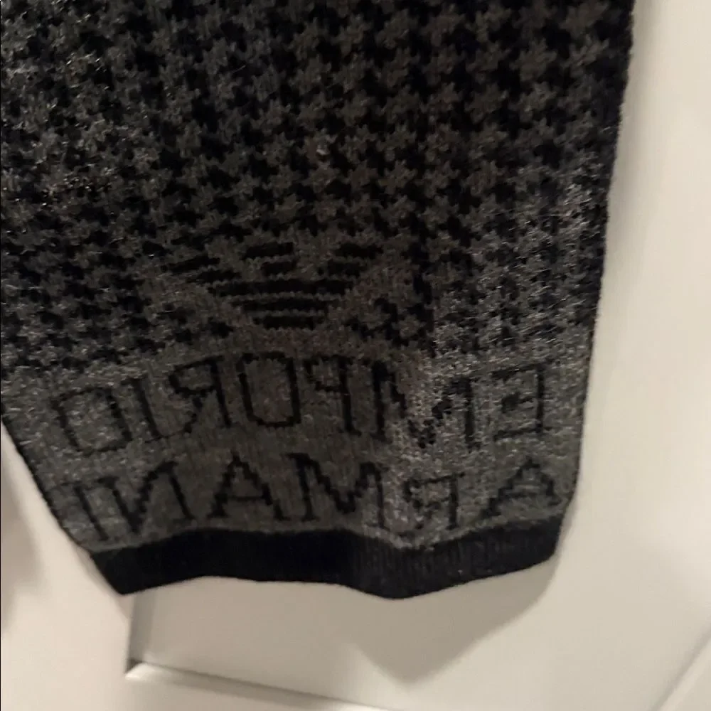 Emporio Armani Dark Gray kids Scarf and hat
